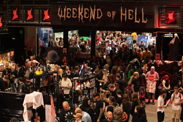Händler und Aussteller auf der Weekend of Hell 2025 Turbinenhalle, Oberhausen
