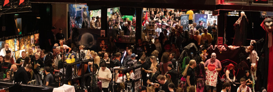 Händler und Aussteller auf der Weekend of Hell 2025 Turbinenhalle, Oberhausen