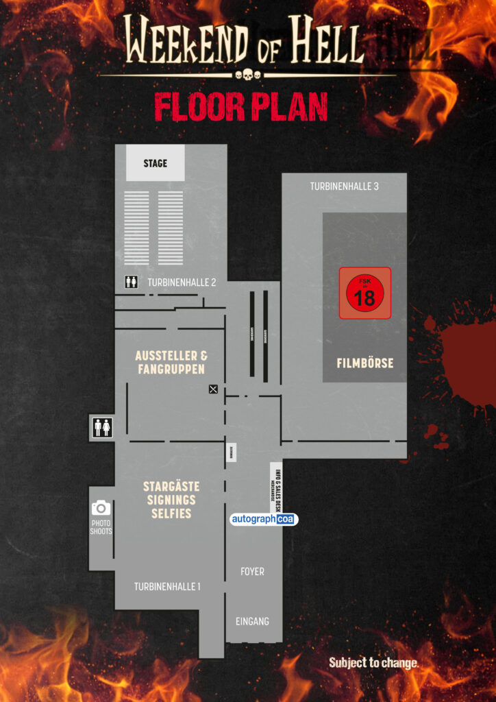 Weekend of Hell Flor Plan Turbinenhalle Oberhausen