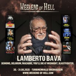 Weekend Of Hell Gast Lamberto Bava live in der Turbinenhalle Oberhausen!